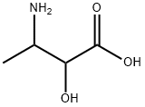 2-Hydroxy-3-aminobutanoic acid Structure
