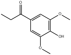 1-Propanone, 1-(4-hydroxy-3,5-dimethoxyphenyl)- 구조식 이미지