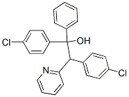 1-Di(4-chlorophenyl)-1-phenyl-2-(2-pyridyl)ethanol Structure