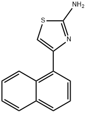 4-(1-Naphthalenyl)-2-thiazolamine Structure