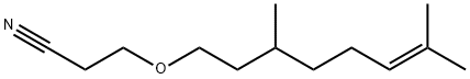 3-[(3,7-디메틸-6-옥테닐)옥시]프로피오노니트릴 구조식 이미지
