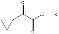 Potassium 2-cyclopropyl-2-oxoacetate Structure