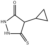 3-Pyrazolidinone, 4-cyclopropyl-5-thioxo- (9CI) Structure