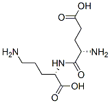 (4S)-4-amino-4-[[(1S)-4-amino-1-carboxy-butyl]carbamoyl]butanoic acid Structure