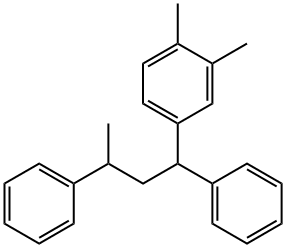 4-(1,3-diphenylbutyl)-o-xylene Structure