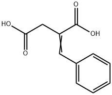 2-benzylidenesuccinic acid 구조식 이미지