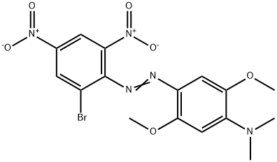 4-[(2,4-Dinitro-6-bromophenyl)azo]-2,5-dimethoxy-N,N-dimethylaniline Structure