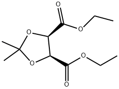 (+)-Diethyl 2,3-O-isopropylidene-D-tartrate Structure