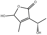 2(5H)-Furanone, 5-hydroxy-3-[(1S)-1-hydroxyethyl]-4-methyl- (9CI) Structure