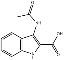 3-ACETYLAMINO-1H-INDOLE-2-CARBOXYLIC ACID Structure