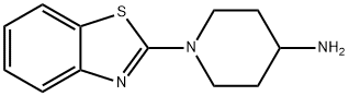 4-피페리딘아민,1-(2-벤조티아졸릴)-(9CI) 구조식 이미지