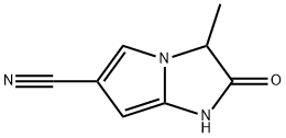 1H-Pyrrolo[1,2-a]imidazole-6-carbonitrile,2,3-dihydro-3-methyl-2-oxo-(9CI) Structure