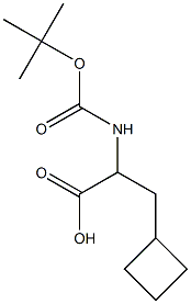 BOC-DL-시클로부틸알라닌 구조식 이미지