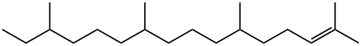 2,6,10,14-Tetramethyl-2-hexadecene Structure