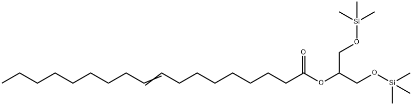 2-[(Trimethylsilyl)oxy]-1-([(trimethylsilyl)oxy]methyl)ethyl (9E)-9-oc tadecenoate Structure