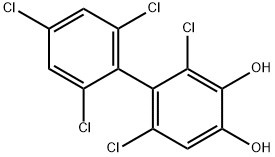 3,5-dichloro-4-(2,4,6-trichlorophenyl)benzene-1,2-diol Structure