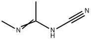N-Cyano-N'-methyl-ethanimidamide Structure