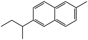 2-methyl-6-(1-methylpropyl)naphthalene Structure