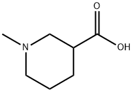 1-메틸피페리딘-3-카르복실산 구조식 이미지