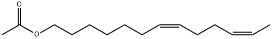 (Z,Z)-trideca-7,11-dien-1-yl acetate Structure