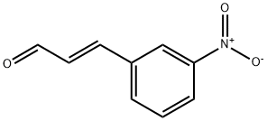 2-PROPENAL, 3-(3-NITROPHENYL)-,(2E) Structure