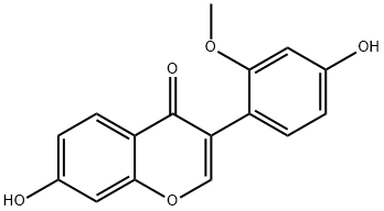 4',7-DIHYDROXY-2'-METHOXYISOFLAVAN Structure