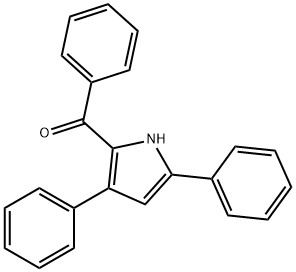 메탄온,(3,5-디페닐-1H-피롤-2-일)페닐- 구조식 이미지