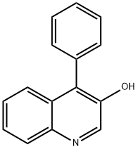 4-Phenyl-3-quinolinol Structure