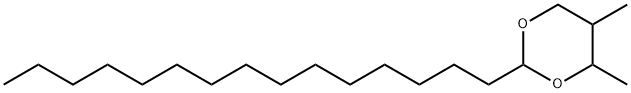 4,5-Dimethyl-2-pentadecyl-1,3-dioxane Structure