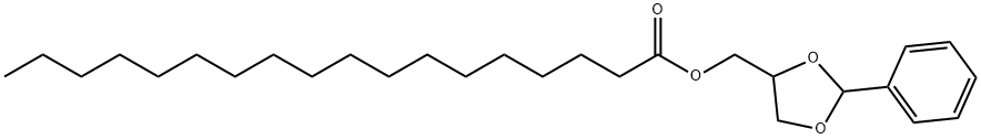 스테아르산(2-페닐-1,3-디옥솔란-4-일)메틸에스테르 구조식 이미지