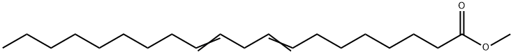 8,11-Icosadienoic acid methyl ester Structure