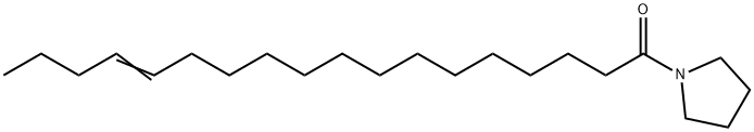 1-(14-Octadecenoyl)pyrrolidine Structure