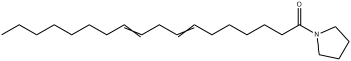 1-(1-옥소-7,10-옥타데카디에닐)피롤리딘 구조식 이미지