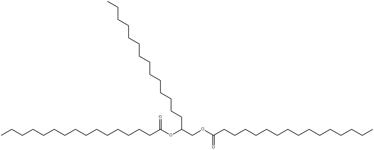 Bispalmitic acid 1,2-hexadecanediyl ester Structure