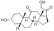 5-B-PREGNANE-3-A-21-DIOL-11-20-DIONE Structure