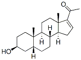 16,(5-BETA)-PREGNEN-3-BETA-OL-20-ONE Structure