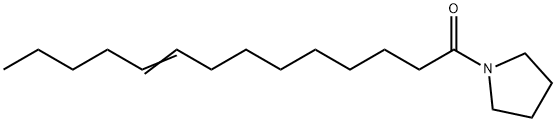 1-(9-Tetradecenoyl)pyrrolidine Structure