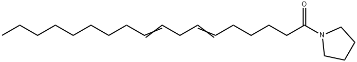 1-(1-옥소-6,9-옥타데카디에닐)피롤리딘 구조식 이미지