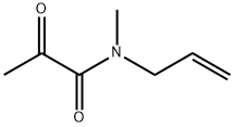 Propanamide, N-methyl-2-oxo-N-2-propenyl- (9CI) Structure