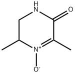 2(1H)-Pyrazinone,5,6-dihydro-3,5-dimethyl-,4-oxide(9CI) 구조식 이미지