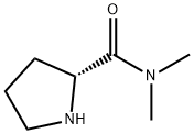 2-피롤리딘카르복스아미드,N,N-디메틸-,(2R)-(9CI) 구조식 이미지