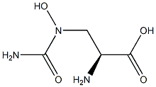 Alanine,  3-[(aminocarbonyl)hydroxyamino]- Structure