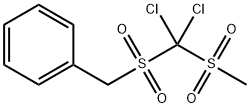[[[Dichloro(methylsulfonyl)methyl]sulfonyl]methyl]benzene Structure