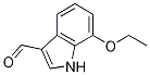 1H-Indole-3-carboxaldehyde, 7-ethoxy- Structure