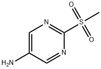 2-(METHYLSULFONYL)PYRIMIDIN-5-AMINE Structure