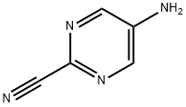2-Pyrimidinecarbonitrile, 5-amino- (9CI) 구조식 이미지