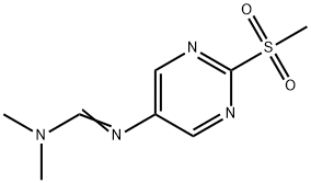 N,N-디메틸-N'-(2-(메틸술포닐)피리미딘-5-YL)포름미다미드 구조식 이미지