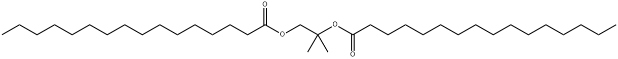 Bis(hexadecanoic acid)2-methyl-1,2-propanediyl ester Structure