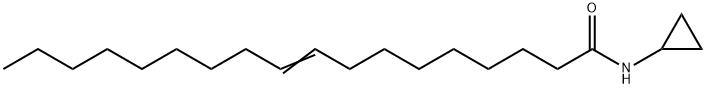 N-Cyclopropyl-9-octadecenamide Structure