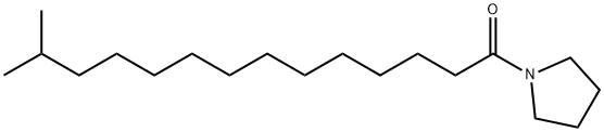 1-(13-Methyltetradecanoyl)pyrrolidine Structure